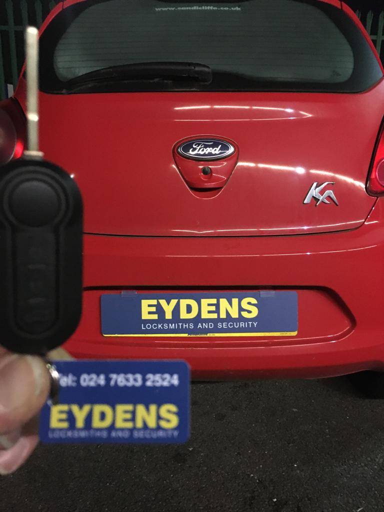 Replacement Ford Ka Key Service in Coventry